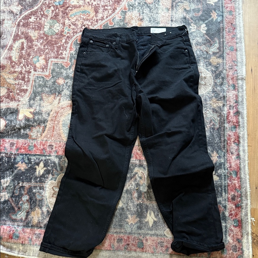 GAP Black Straight Leg Women Jeans